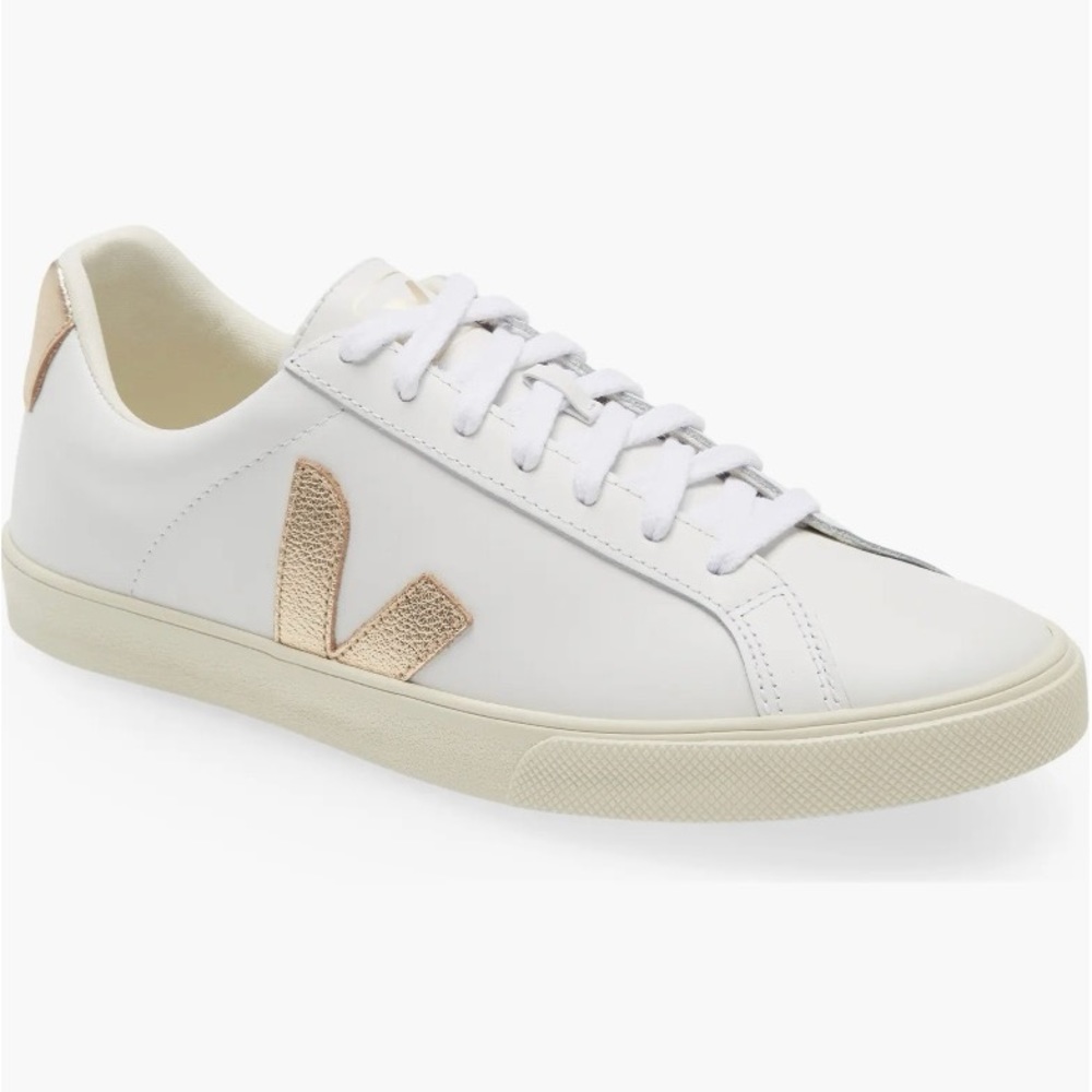 Veja - Esplar Leather White Platine